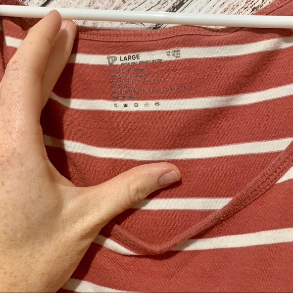 Mauve striped midi with pockets! - Picture 6 of 6